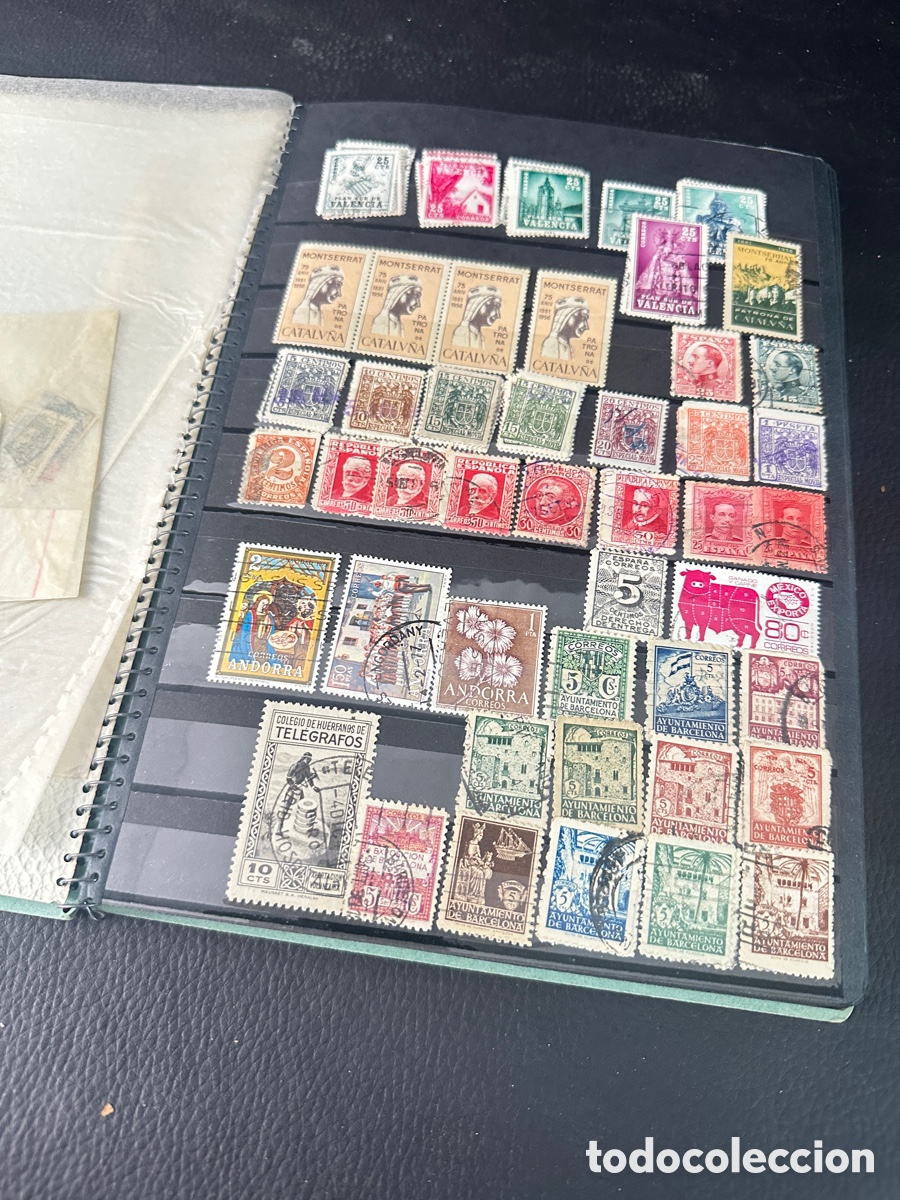 Sellos: Album de sellos Espa&ntilde;a. Colecci&oacute;n