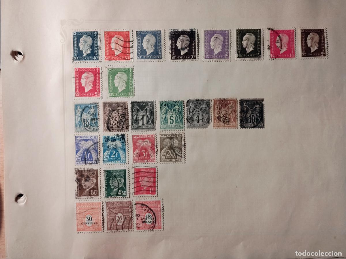Sellos: FRANCIA - LOTE SELLOS USADOS - MARIANNE, CHIFFRE TAXE Y SERIES CL&Aacute;SICAS