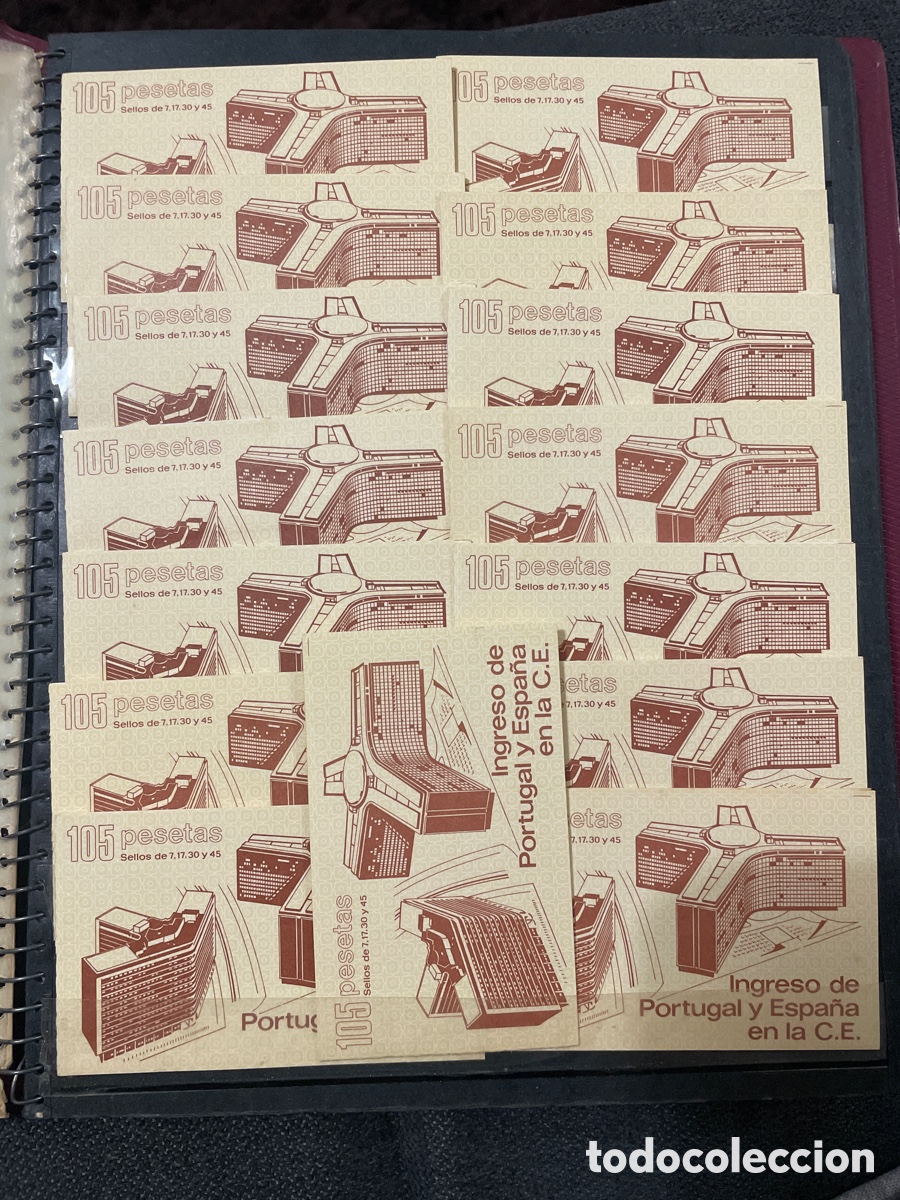 Sellos: &Aacute;lbum Clasificador Filatelia - Sellos Nuevos MNH (Espa&ntilde;a y Tem&aacute;ticos) a&ntilde;os 80
