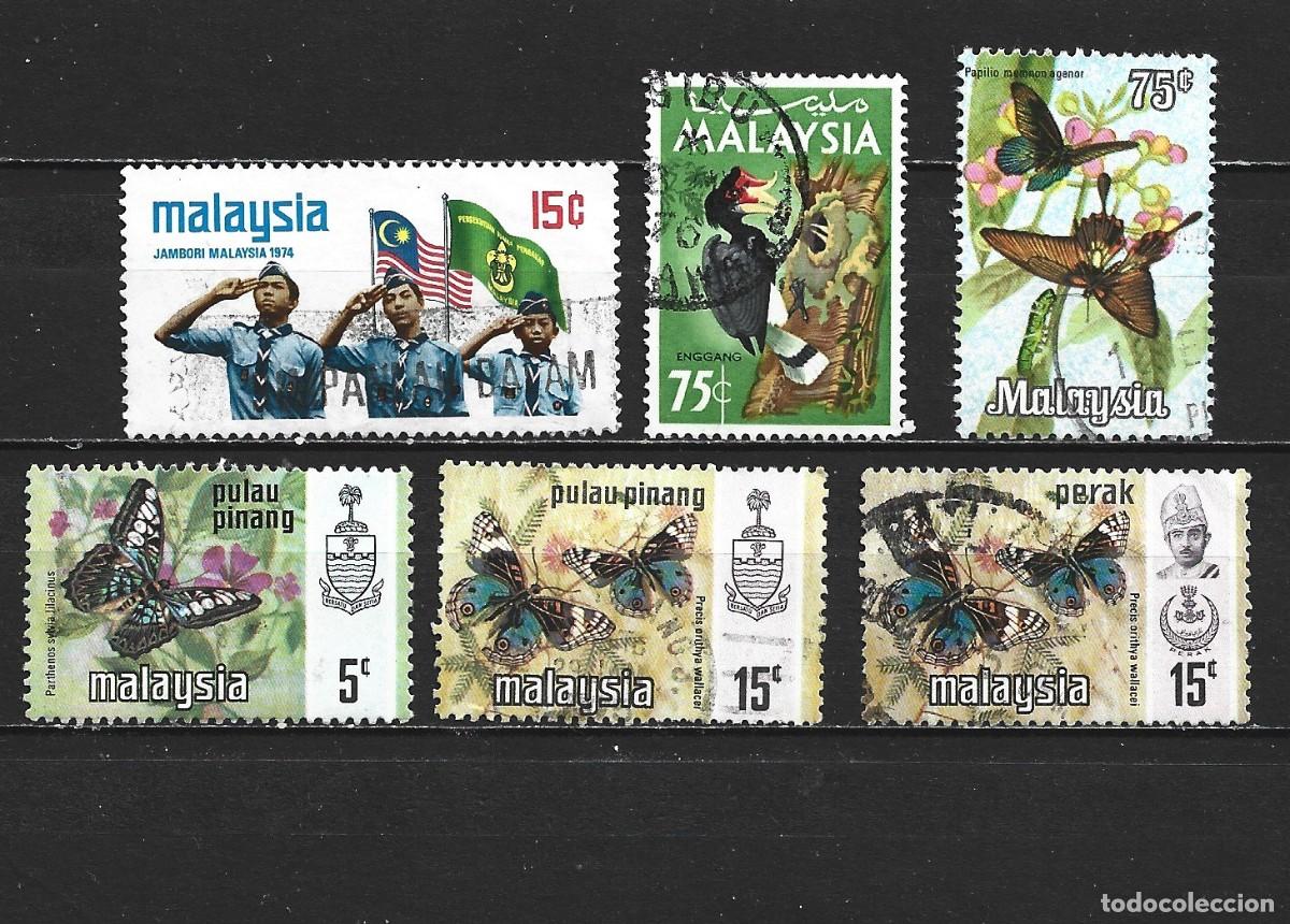 Sellos: MALASIA CONJUNTO DE SELLOS USADOS