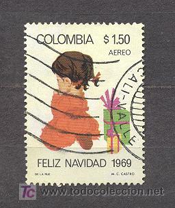 Sellos: COLOMBIA, 1969, NAVIDAD - Foto 1