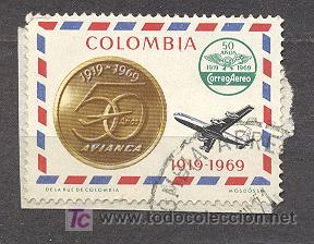 Sellos: COLOMBIA, 1969. AVIONES - Foto 1 - 21019307