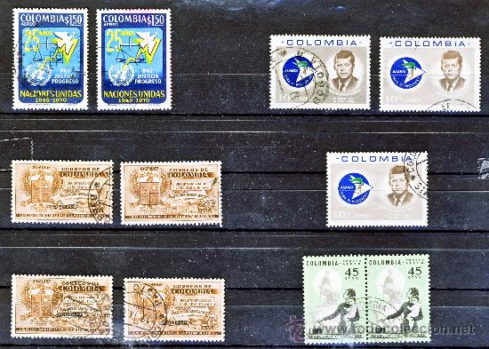 Sellos: COLOMBIA.- LOTE 2 - Foto 1