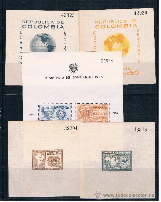 Sellos: Colombia. Hojas Bloques - Foto 1
