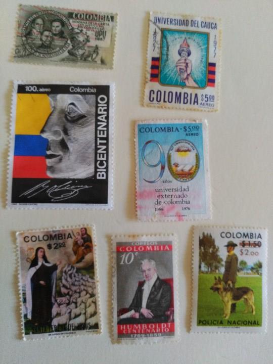 Sellos: 7 valores, usados. - Foto 1