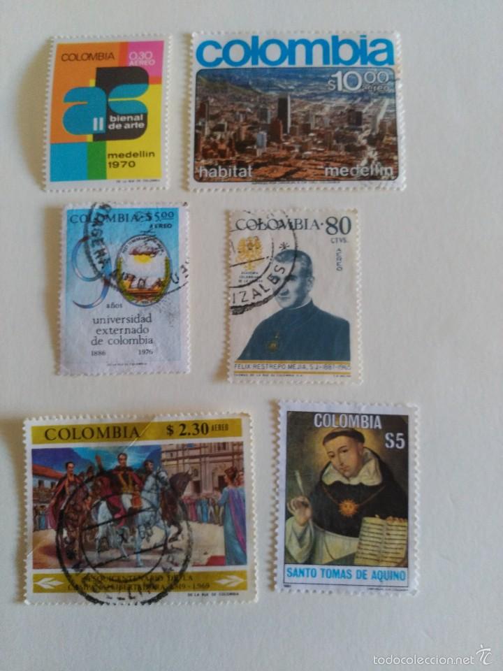 Sellos: 6 valores, usados. - Foto 1