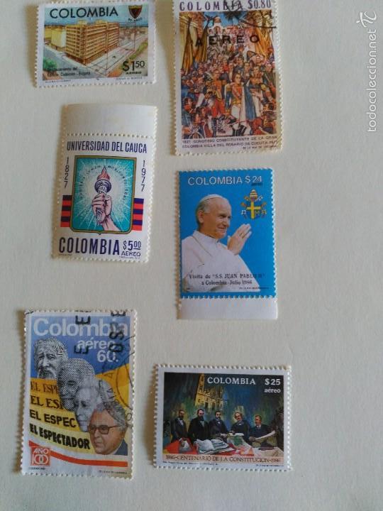 Sellos: 6 valores, usados. - Foto 1