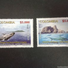 Sellos: SELLOS DE COLOMBIA. AMÉRICA UPAEP. FAUNA. YVERT 1308/9. SERIE COMPLETA NUEVA SIN CHARNELA.. Lote 60550977