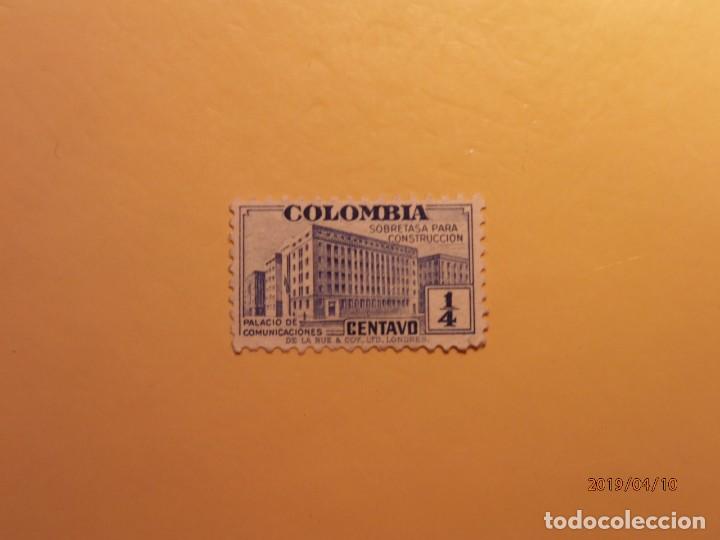Sellos: COLOMBIA - PALACIO DE COMUNICACIONES. - Foto 1