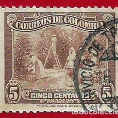 Sellos: COLOMBIA. 1934. RECOLECCION DE CAFE. Lote 227655400