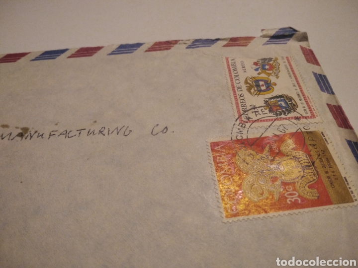 Sellos: Sobre con sellos Colombia - Foto 3