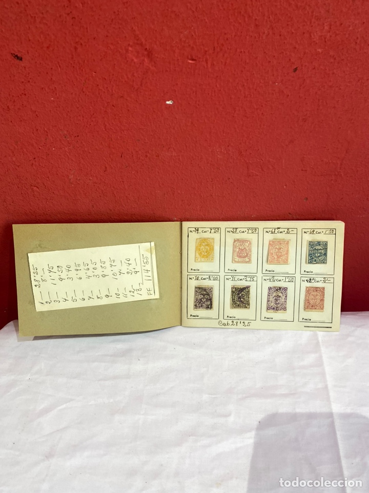 Sellos: Álbum de sellos colombia antiguos clasificados.siglo XVIII .ver fotos - Foto 1 - 261685295