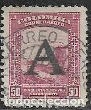 Sellos: COLOMBIA A&Eacute;REO YVERT 181 - Foto 1