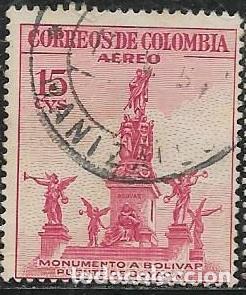 Sellos: COLOMBIA A&Eacute;REO YVERT 241 - Foto 1