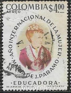 Sellos: COLOMBIA A&Eacute;REO YVERT 592 - Foto 1