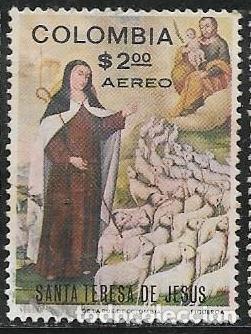Sellos: COLOMBIA A&Eacute;REO YVERT 546 - Foto 1