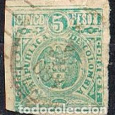 Sellos: COLOMBIA Nº 185 (AÑO 1902) ESCUDO DE COLOMBIA, USADO. Lote 337126718