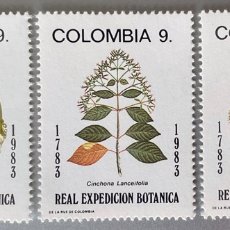 Sellos: COLOMBIA. EXPEDICIÓN BOTÁNICA. 1983. Lote 363550270