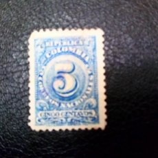Sellos: COLOMBIA 1908, CIFRAS, YT 188. Lote 366223836