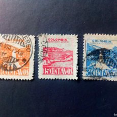 Sellos: COLOMBIA 1945, MONUMENTOS, AÉREO 141 Y SS. Lote 399507769