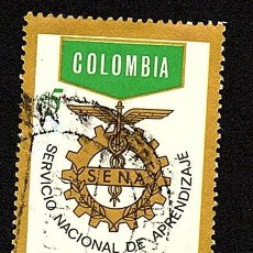 Sellos: COLOMBIA. SERVICIO NACIONAL DE APRENDIZAJE. 1967. YT-631. USADO SIN CHARNELA.. Lote 401800699