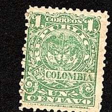 Sellos: COLOMBIA. ESCUDO DE ARMAS. 1902. YT-146. USADO CON CHARNELA. S1. Lote 401801169