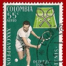 Sellos: COLOMBIA. 1963. CAMPEONATO SURAMERICANO DE TENIS. Lote 401812294