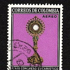 Sellos: COLOMBIA. XXXIX CONGRESO EUCARÍSTICO. 1968. YT-PA486. USADO SIN CHARNELA.. Lote 401952894