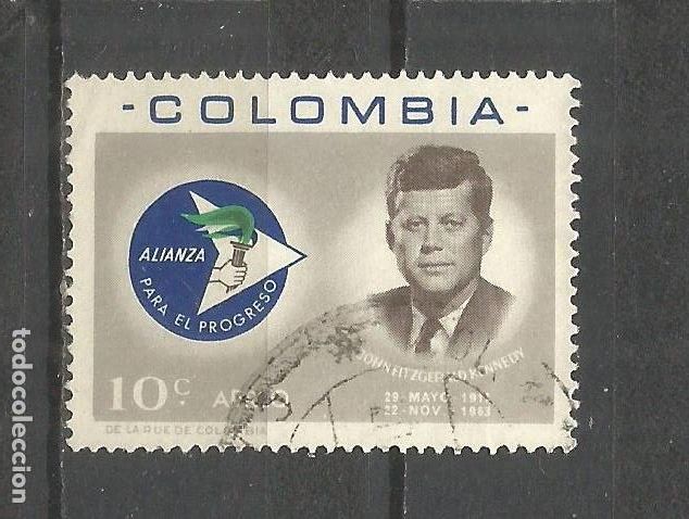 Sellos: COLOMBIA CORREO AEREO YVERT NUM. 438 USADO