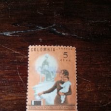 Sellos: COLOMBIA 1963, DETECHOS POLITICOS SE LA MUJER, YT 612