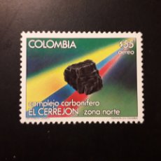 Sellos: COLOMBIA YVERT A-757 SERIE COMPLETA NUEVA *** 1986 CARBÓN, MINAS, MINERÍA PEDIDO MÍNIMO 3€