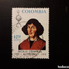Sellos: COLOMBIA YVERT A-571 SERIE COMPLETA USADA 1973 NICOLAS COPÉRNICO PEDIDO MÍNIMO 3€