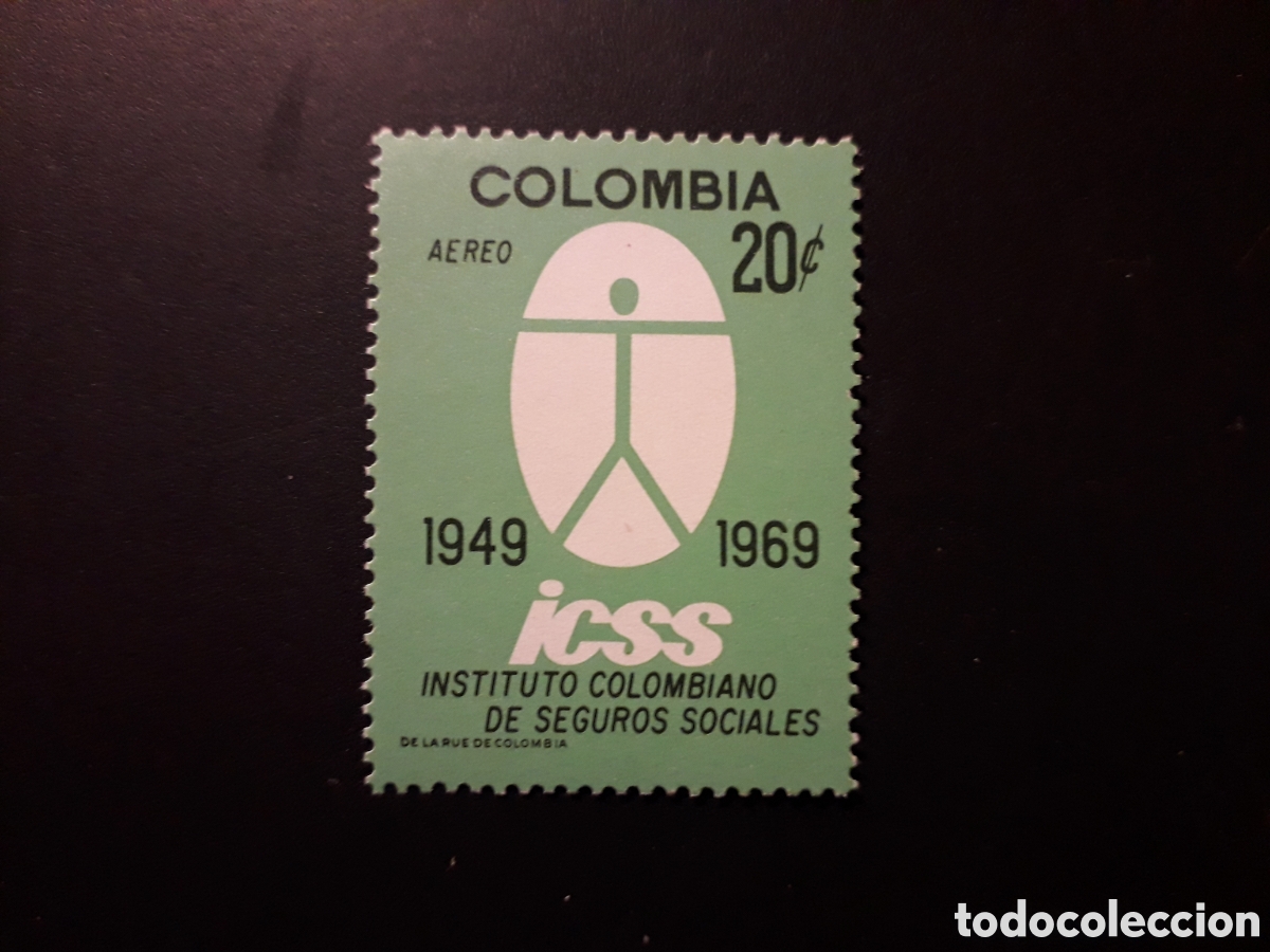 Selos: COLOMBIA YVERT A-498 SERIE COMPLETA NUEVA *** 1969 SEGUROS SOCIALES PEDIDO MÍNIMO 3€