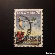 Sellos: COLOMBIA YVERT 958 SERIE COMPLETA USADA 1990 FLORA, PALMERA PEDIDO MÍNIMO 3€
