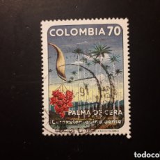 Sellos: COLOMBIA YVERT 958 SERIE COMPLETA USADA 1990 FLORA, PALMERA PEDIDO MÍNIMO 3€