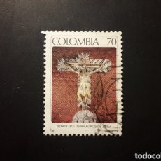 Sellos: COLOMBIA YVERT 960 SERIE COMPLETA USADA 1991 CRISTO DE LOS MILAGROS PEDIDO MÍNIMO 3€