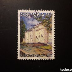 Sellos: COLOMBIA YVERT 1011 SERIE COMPLETA USADA 1993 MUSEO NACIONAL PEDIDO MÍNIMO 3€