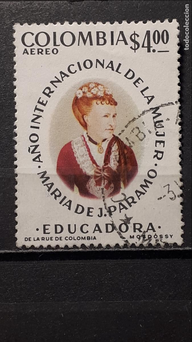 Sellos: COLOMBIA. &deg;. YVERT A&eacute;reo 592 - Foto 1