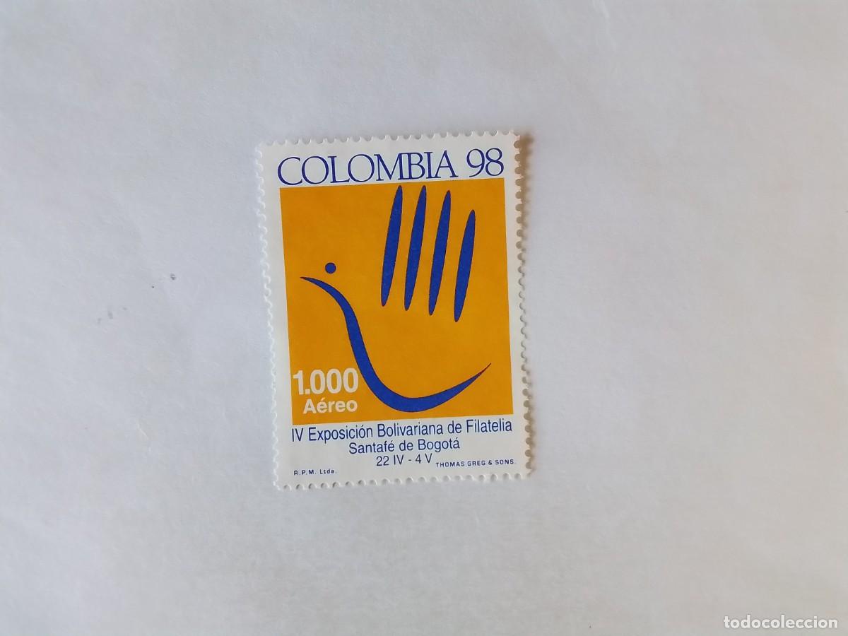 Sellos: A&Ntilde;O 1998 COLOMBIA SELLO USADO