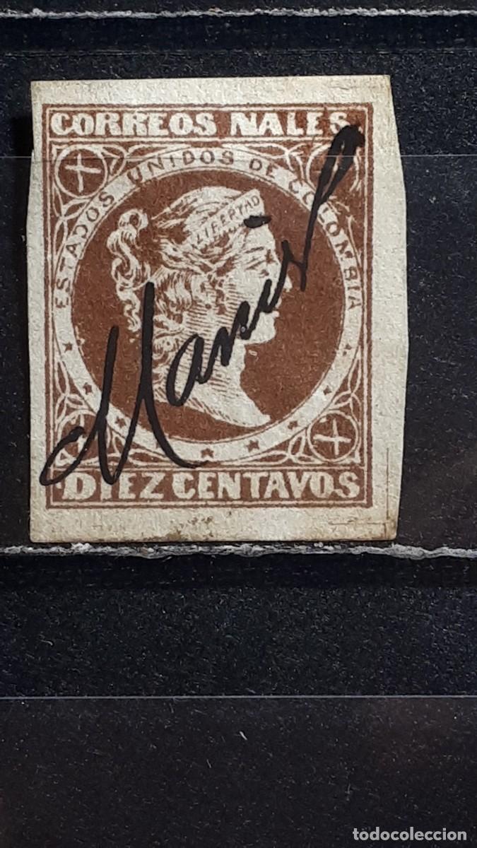 Sellos: COLOMBIA. A&Ntilde;O 1876. Inhabilitado. YVERT 55