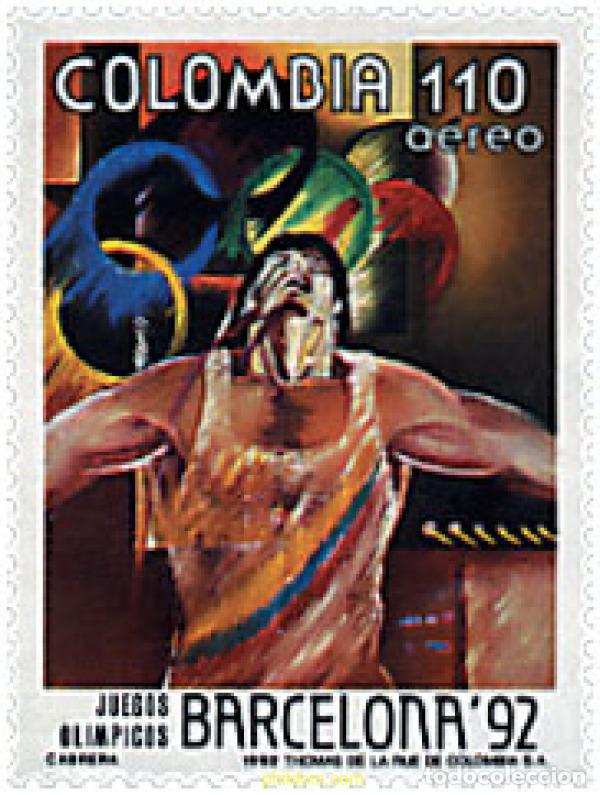 Sellos: 27939 MNH COLOMBIA 1992 25 JUEGOS OLIMPICOS VERANO BARCELONA 1992