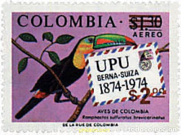 Sellos: 36567 MNH COLOMBIA 1977 PAJARO