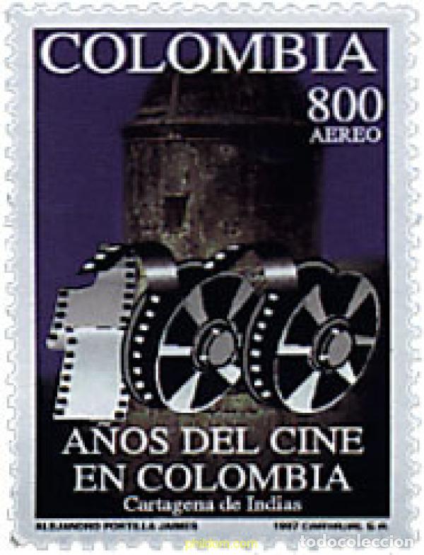 Sellos: 130497 MNH COLOMBIA 1997 100 A&Ntilde;OS DEL CINE EN COLOMBIA