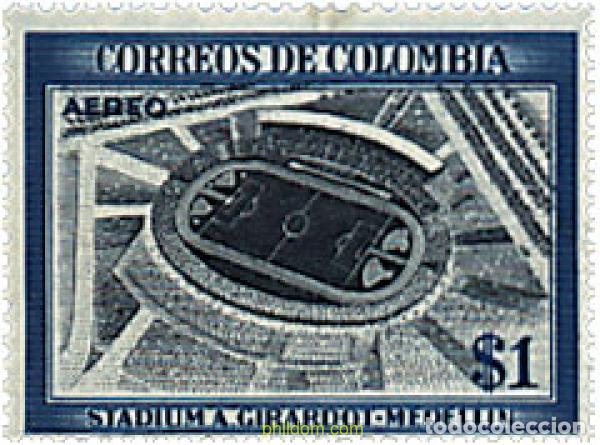 Sellos: 207957 MNH COLOMBIA 1954 ESTADIO A.GIRARDOT EN MEDELLIN.