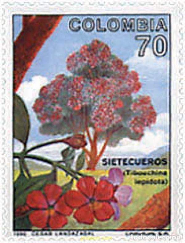 Sellos: 97185 MNH COLOMBIA 1990 FLORA