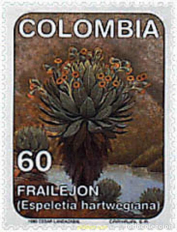 Sellos: 82589 MNH COLOMBIA 1990 FLORA