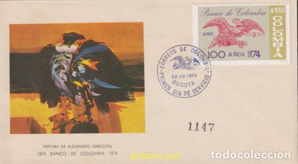 Sellos: 397118 MNH COLOMBIA 1974 CENTENARIO DEL BANCO DE COLOMBIA