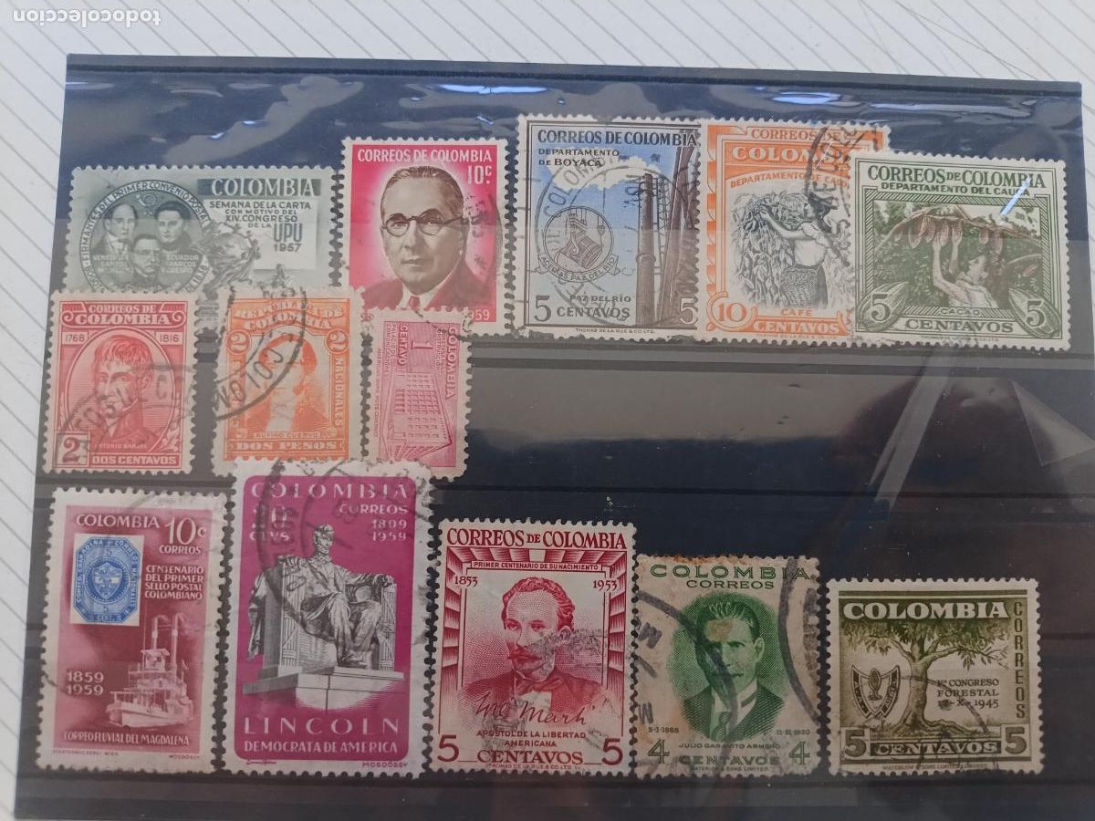 Sellos: Colombia. Lote de sellos