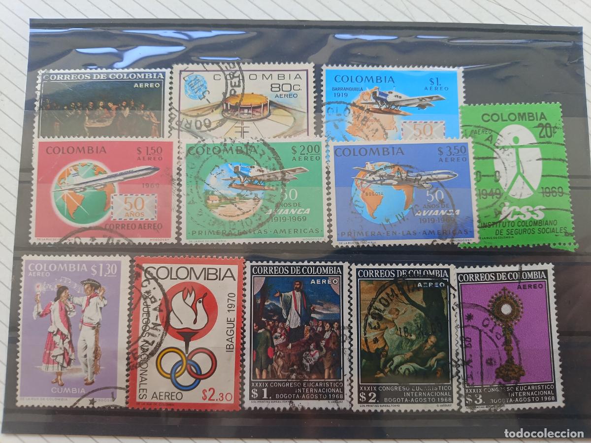 Sellos: Colombia. Lote de sellos