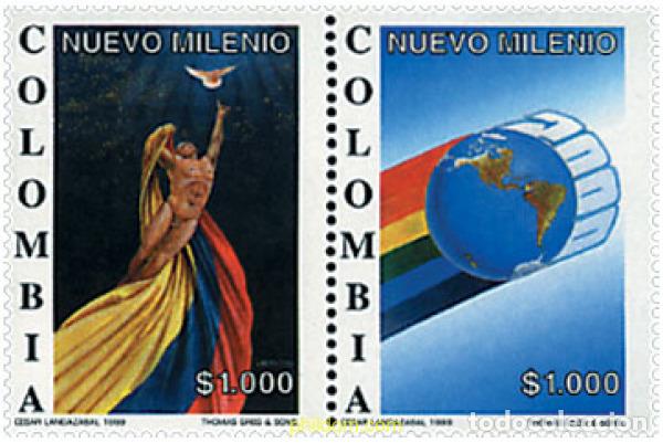 Briefmarken: 6090 MNH COLOMBIA 2000 NUEVO MILENIO
